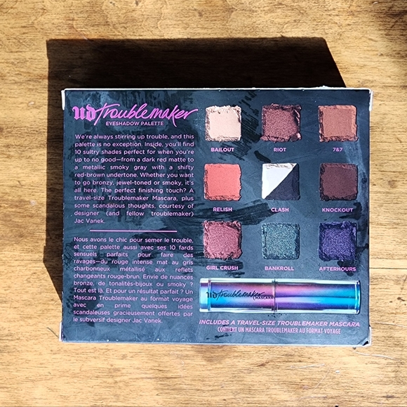 Urban Decay NIB Troublemaker Eyeshadow Mascara set - Picture 7 of 11